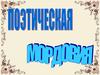 Поэтическая Мордовия