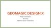 Geomagic Design X. Реверс-инжиниринг. 3D Сканер. Обработка данных сканирования