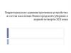 Территориально-административное устройство и состав населения Нижегородской губернии в первой четверти XIX века