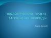 Экологический  проект. Загрязнение природы
