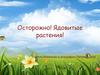 Осторожно! Ядовитые растения!