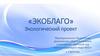 Экологический проект «Экоблаго»