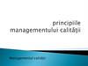 Managementul calității  (tema 7)