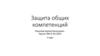 Защита общих компетенций