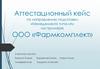 Аттестационный кейс по направлению подготовки «Менеджмент» типа «А» на примере ООО «Фармкомплект»