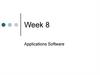 Applications Software. Current Microsoft OS’s