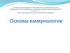 Основы иммунологии