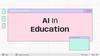 AI In Education