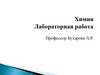 Химия. Лабораторная работа