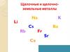 Щелочные и щелочноземельные металлы