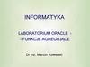Laboratorium oracle - funkcje agregujące