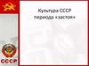 Культура СССР периода «застоя»