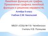Линейная функция, ее график. Применение графика линейной функции к решению неравенств