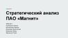Стратегический анализ ПАО «Магнит»