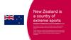 Экстремальные виды спорта в Новой Зелендии