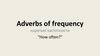 Adverbs of frequency