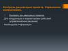 Контроль реализации проекта. Управление изменениями