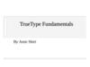 TrueType Fundamentals