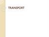Transport. Means of transport