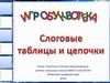 Игробуквотека. Слоговые таблицы и цепочки