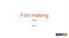 Film making