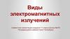 Виды электромагнитных излучений