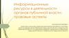 Информационные ресурсы в деятельности органов публичной власти: правовые аспекты. Тема 6