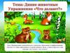 Дикие животные. Что делают?