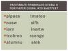 Расставьте правильно буквы и