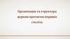 Організація та структура церкви протягом перших століть