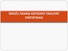 Mavzu. Tashqi iqtisodiy faoliyat statistikasi