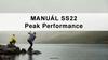 Manuál SS22. Peak Performance