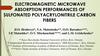 Electromagnetic microwave absorption performances of sulfonated polyacrylonitrile carbon fibers