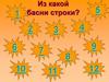 Игра "Из какой басни строки?"