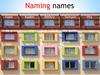 Naming names