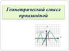 Геометрический смысл производной