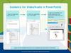 Guidance for Video/Audio in PowerPoints