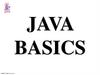 Java Basics