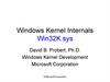 Windows Kernel Internals Win32K.sys