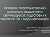 Развитие пространственно-образного мышления у обучающихся