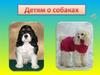 Детям о собаках