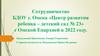 Сотрудничество БДОУ г. Омска «Центр развития ребенка – детский сад №23» с Омской Епархией в 2022 году