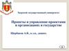 Проекты и управление проектами в организациях и государстве. Лекция 1