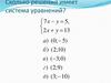 Способы решения систем линейных уравнений  (7 класс)