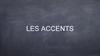 Les accents