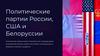 Политические партии России, США и Белоруссии