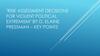"Risk assessment decisions for violent political extremism"  by D. Elaine Pressman  – key points