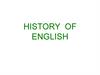 History of english. Suggestions for reading