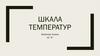 Шкала температур