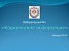 Кодирование информации. Лабораторная №1